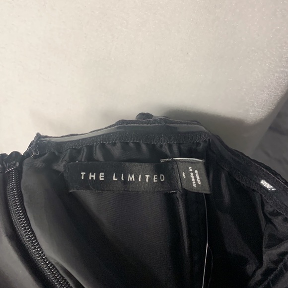 The Limited Black Sleeveless Satin Dress - Picture 7 of 8